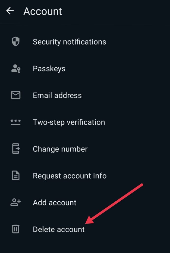 Whatsapp account delete kaise kare
