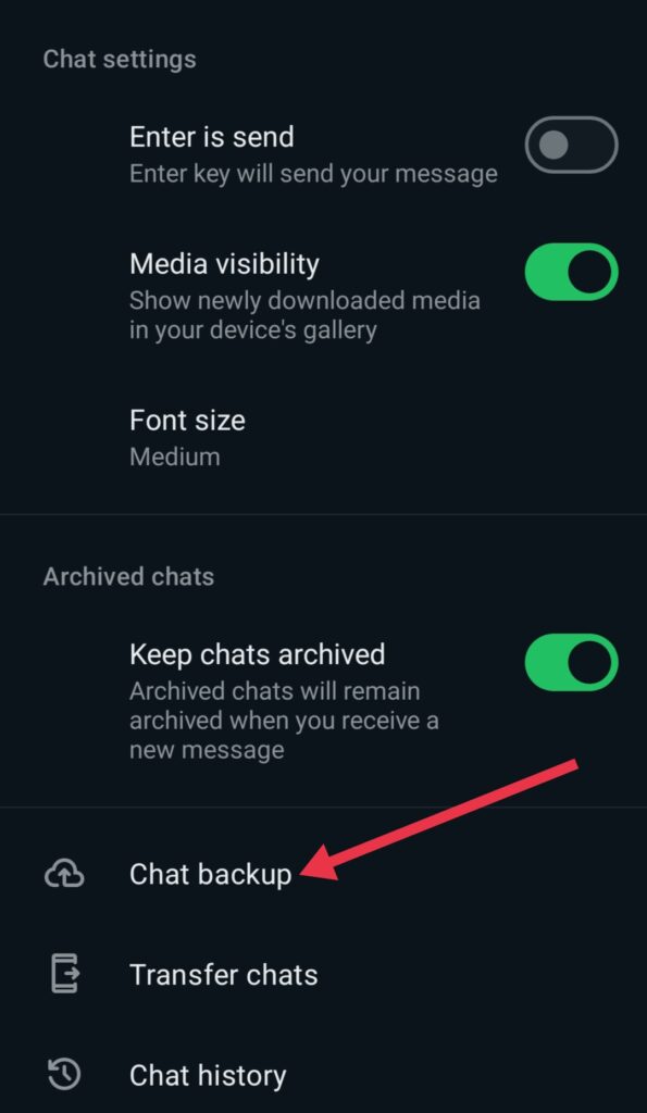 Whatsapp ka backup kaise le