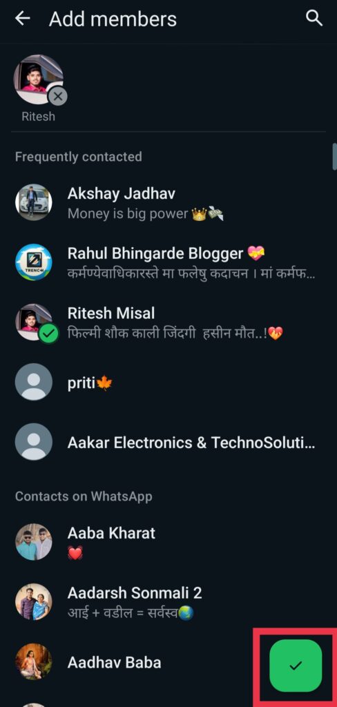 WhatsApp par group kaise banaye