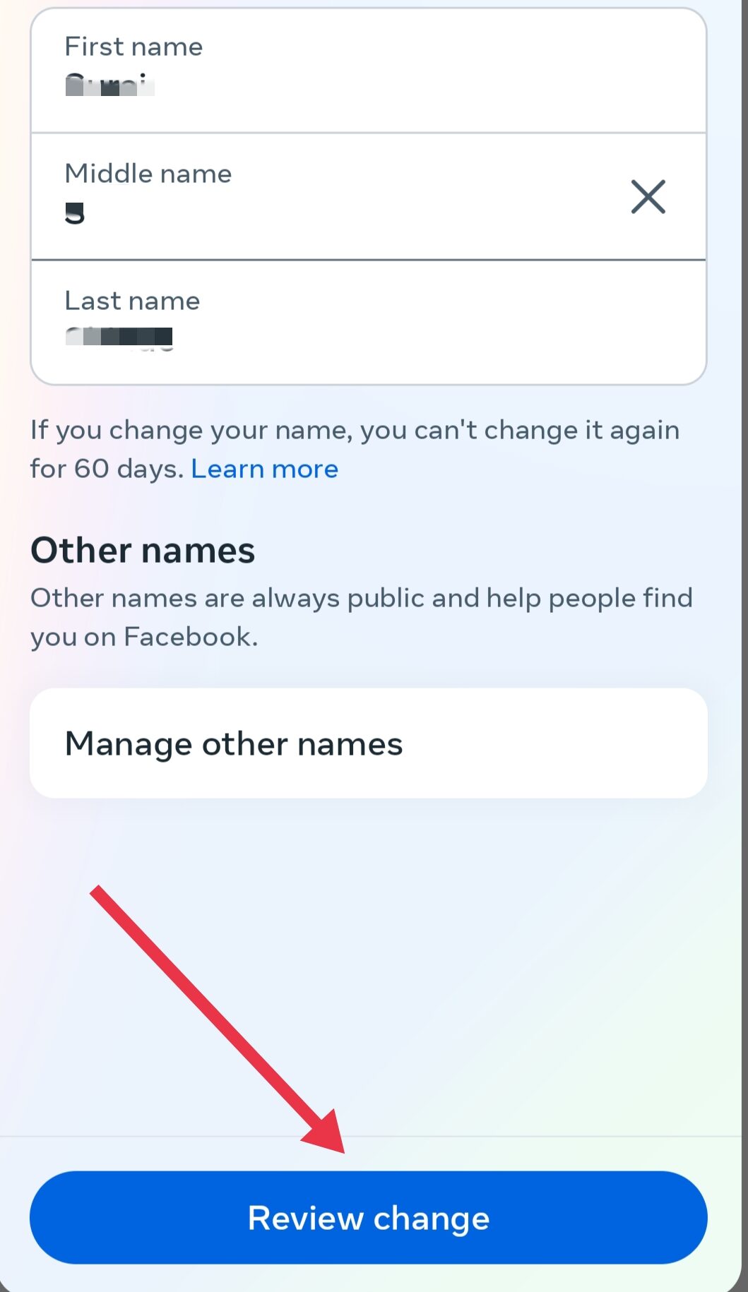 Facebook par Name change kaise kare